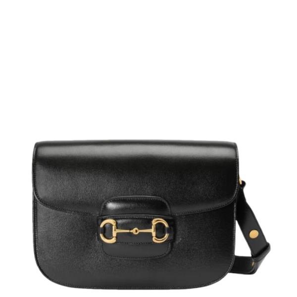 Horsebit 1955 Collection Small Shoulder Bag (Black)