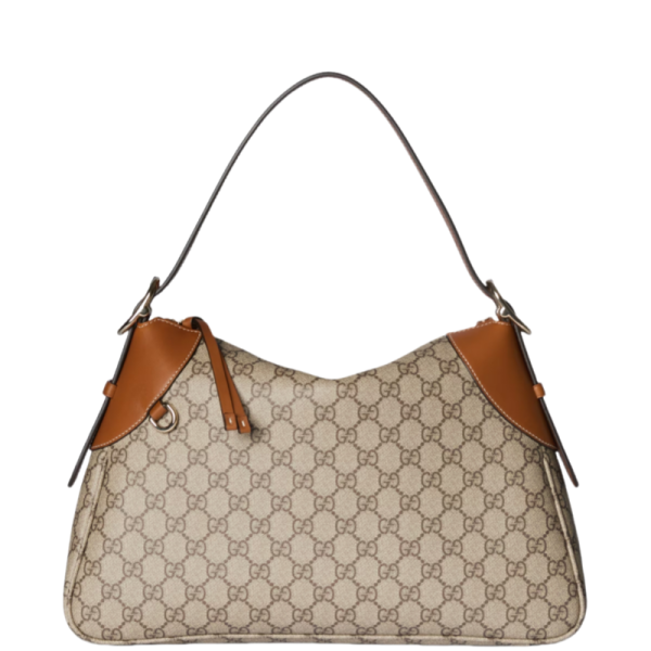Emblem large shoulder bag