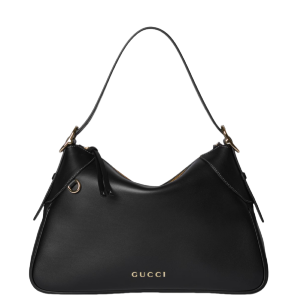 Emblem large shoulder bag