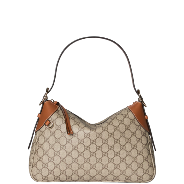 Emblem medium shoulder bag