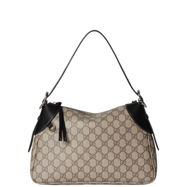 Emblem medium shoulder bag