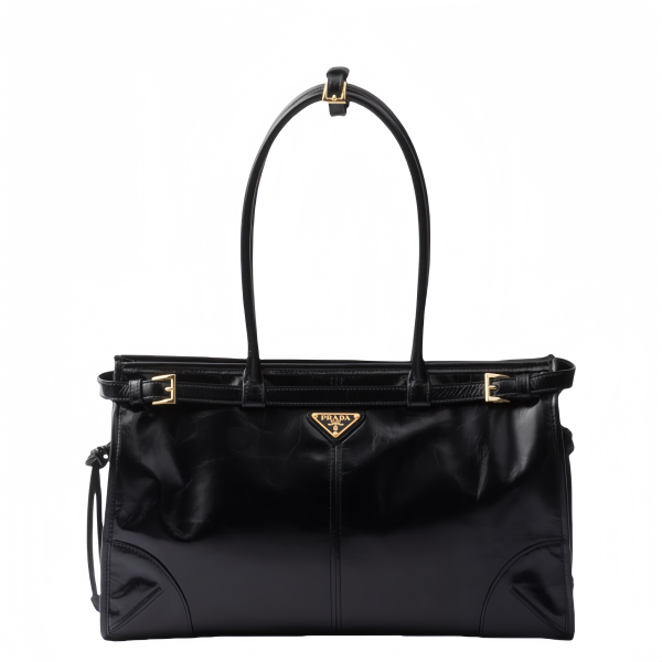 Large leather handbag
