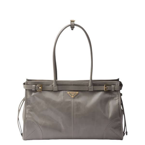 Large leather handbag