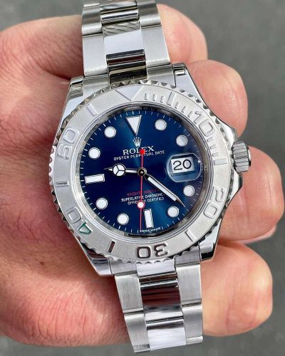 Yacht Master Blue Dial Super Clone Swiss Replica Watch | 3235 Swiss Movement photo review