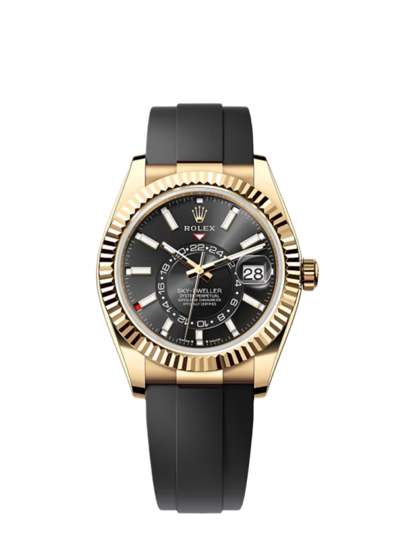 Sky Dweller 42mm Super Clone Swiss Watch | Black Dial | 9001 Swiss Movement