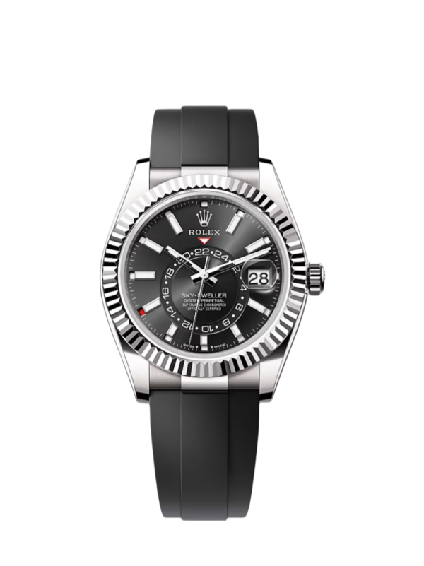 Sky Dweller 42mm Super Clone Swiss Watch | Black Dial | 9002 Swiss Movement