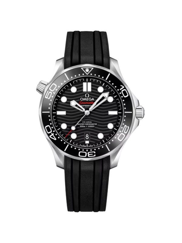42 MM Seamaster | Black Dial | Rubber Strap | 8800 Calibre