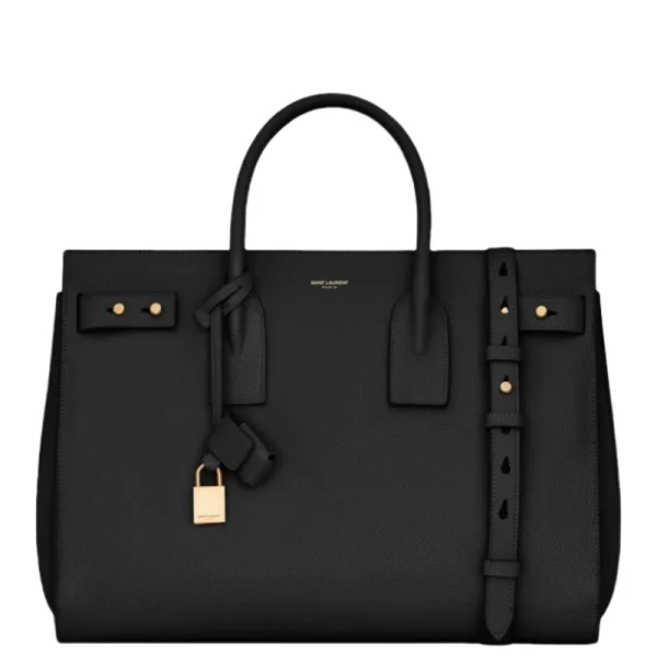 Sac de jour in supple grained leather - Medium