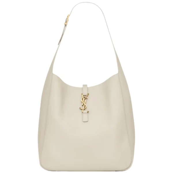 Supple large in grained leather