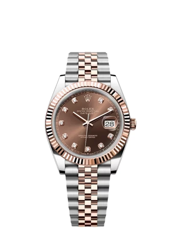 Datejust 41mm Super Clone Swiss Watch | Everose Gold Dial | 3235 Swiss movement